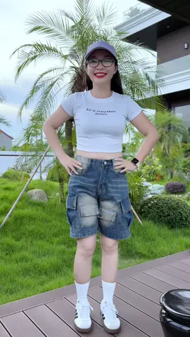 Quần short jean mềm mát có size to chân ái cho mùa hè #lanlan93 #viralvideo #quanjeanshort #tiktok