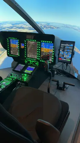 Flying over Edinburgh in H145 on autopilot 😜