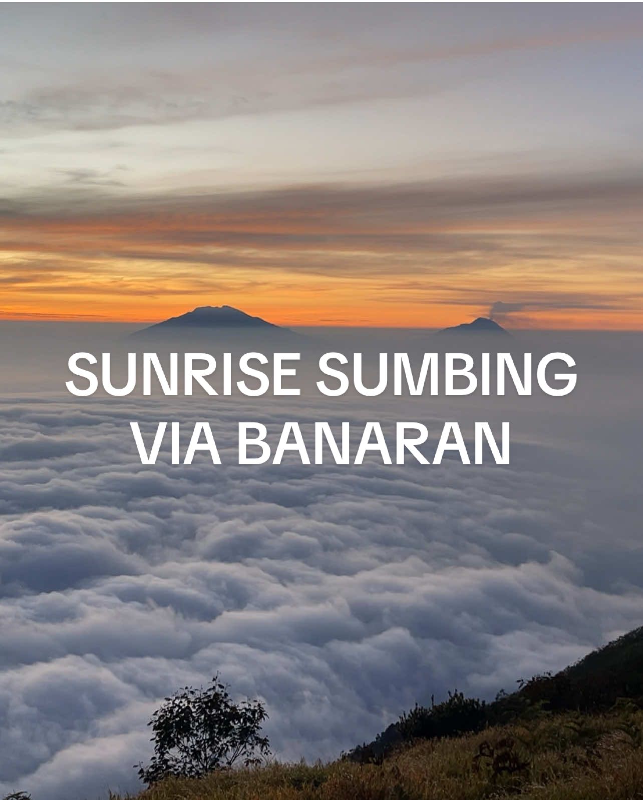 Akan selalu kuingat keindahan Sumbing ,sesakit apapun tracknya akan kuulangi jika ditemani ⛺️⛰️#doaibu #lautanawan #sumbing3371mdpl #mountain #pendakigunung 