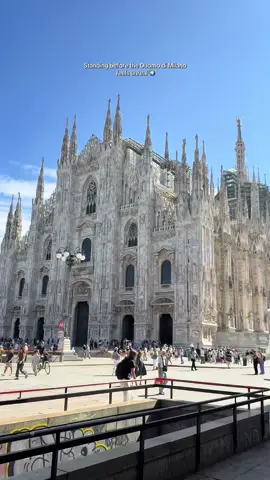 Take me back to the Duomo di Milano💫 #duomodimilano #milanitaly #italytravel #traveltok #travelinspo 