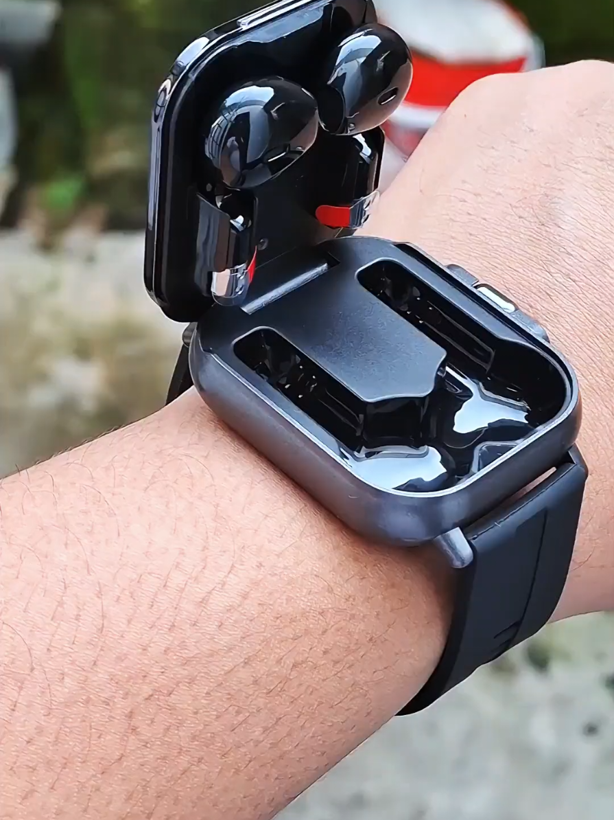 Jam Tangan Pintar Keren Dari Lige Smartwatch Udah Anti Air Isi TWS Bass 😲😲 #smartwatch #jamtanganpintar #smartwatchviral #fyplah 
