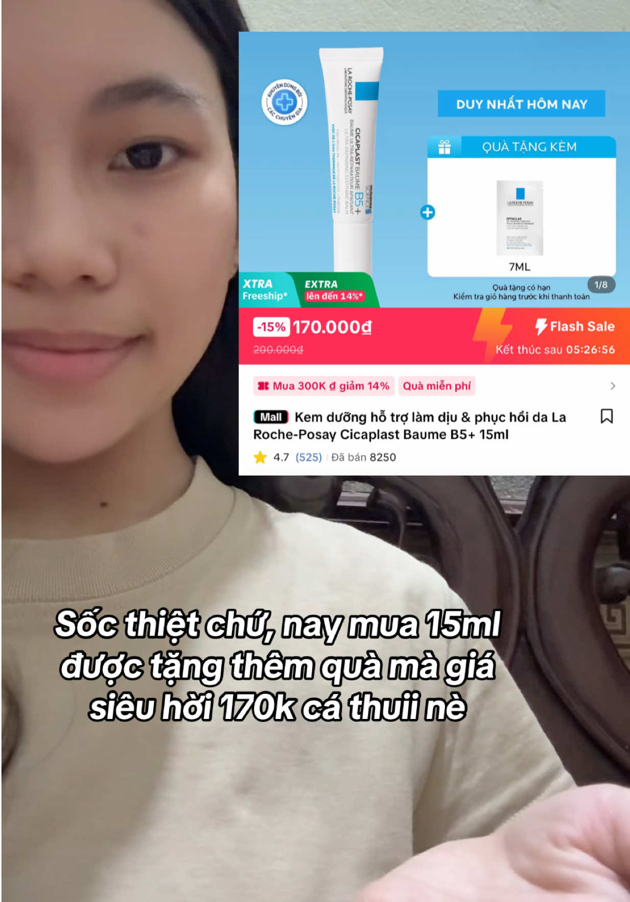 Bà nào chưa săn được tranh thủ săn liền kẻo hết quà #LRPVN #larocheposayvn  #cicaplast #chamsocda 
