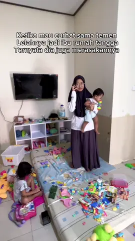 Ternyata semua ibu rumah tangga Sama aja yahh Sama2 cape 🥹