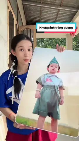 Trả lời @Mẹ Đăng Khôi Cách đặt Khung ảnh tráng gương bo viền treo tường #khunganh #khunganhtreotuong #khunganhtrangguong #khunganh40x60 #ruaanhtudienthoai 