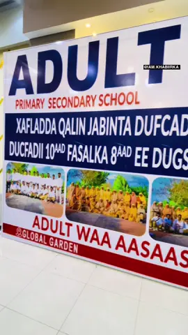 Xaflada qalin jabinta iskooka@Adult primary and secondary school Galkacyo#iskoolkaadult #galkacyo 