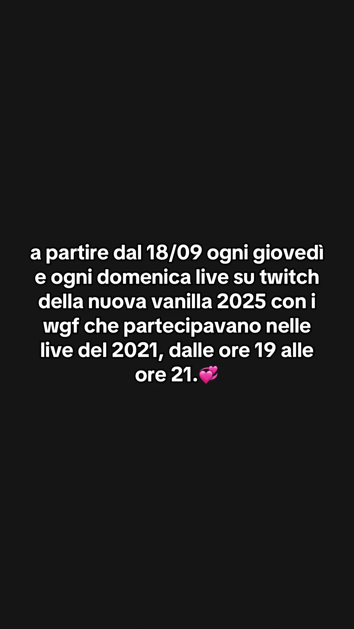non chiedete di giorgio grazie🙃🫶🏽 #wgf #twitch #veraleonessa #veroleone #vanilla2k25wgf 