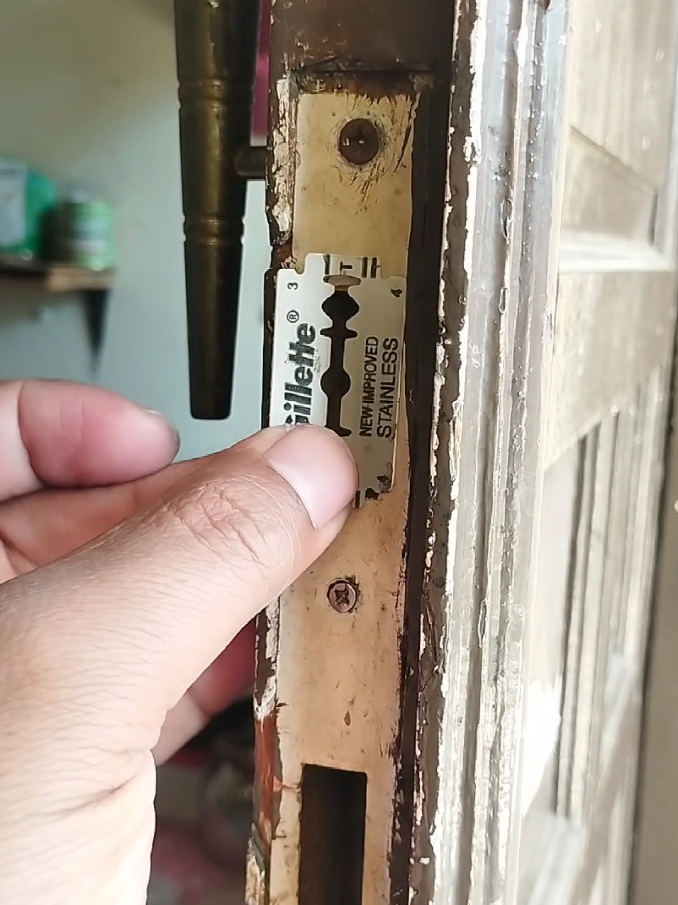 Cara buat kunci pintu otomatis #fyp #videoviral #videolucu 