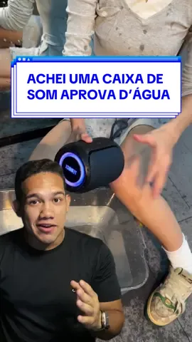 Caixa de Som BLUETOOTH APROVA D’ÁGUA no precinho…