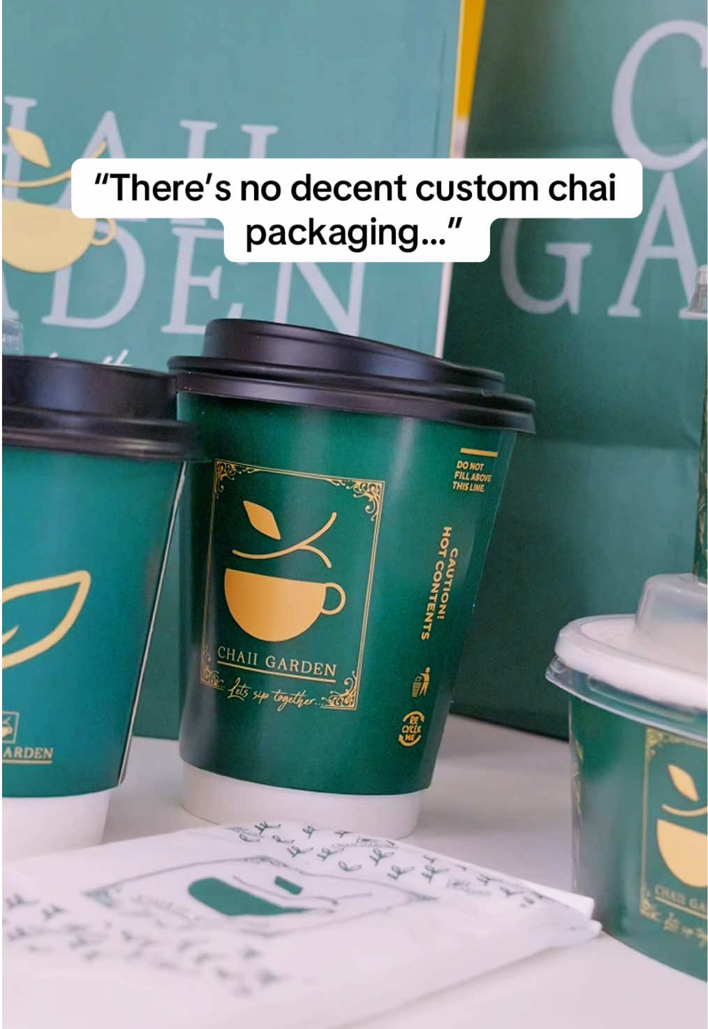 Chai Garden wanted packaging as fresh and vibrant as their menu 🌿. We brought their vision to life with a complete collection of custom products!! 🛍️👌🏽👀 Are you looking for custom packaging??! Get in touch now!! 📲 #thepacksolutionuk #bespokepackaging #foodpackaging #birmingham #fyp 