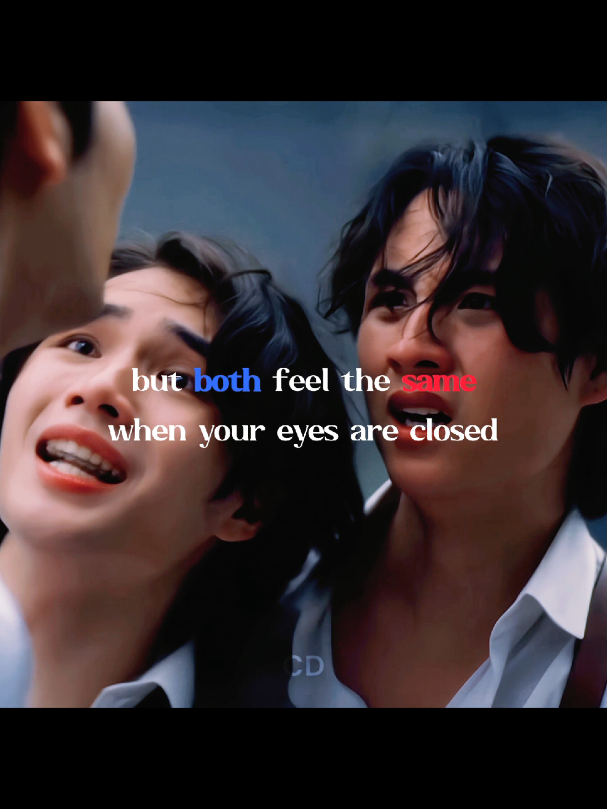 Blood run thicker than water but both feel the same when your eyes are closed #shinetheseries #shineep6 