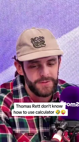 Thomas Rett Don't know how to use calculator 🤣 #fyp #tiktok #thomasrett #viral 