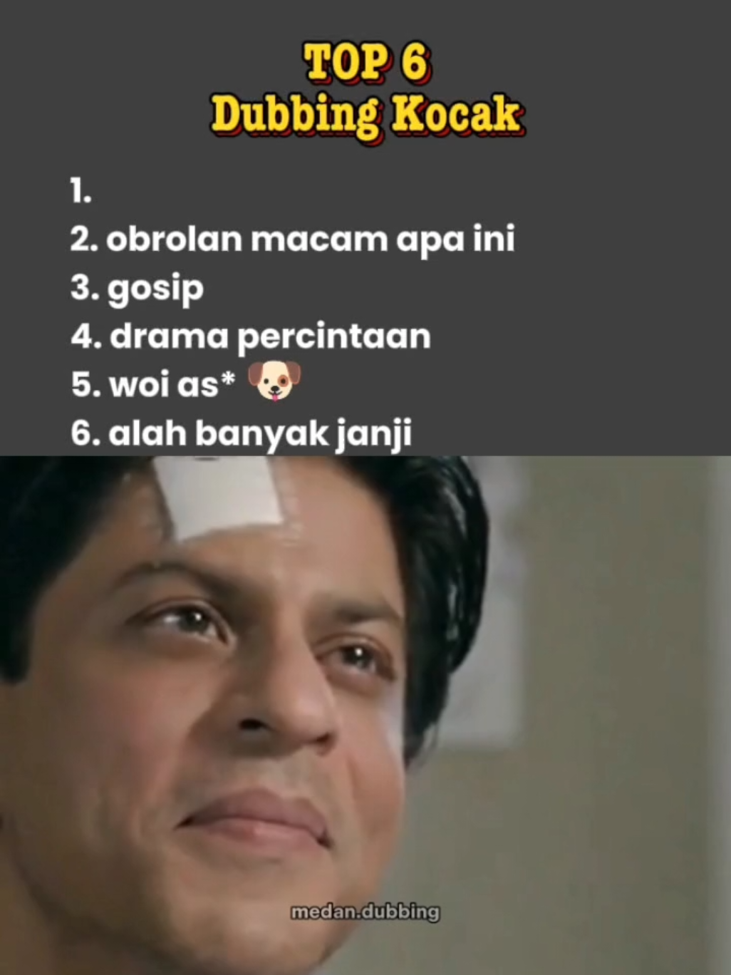 TOP 6 DUBBING kocak yg bisa bikin ngakak 🤣  #dubbing #dubbinglucu #dubbingindonesia #sipalinglucu #kocak 