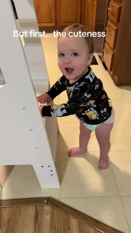 I love that it’s adjustable to grow with them #kids #kidsoftiktok #stepstool #tiktokshopcreatorpicks #falldealsforyou 