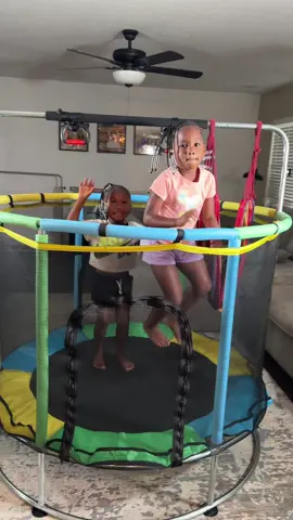If your kids have way too much energy then this trampoline can not only help to burn their energy but help with their skills. 