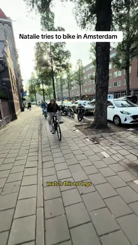 biking in Amsterdam is a little scary #amsterdam @Natalie Jane 