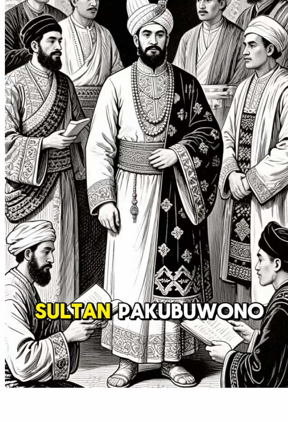 Bagian 43 | Sultan Pakubuwono (Surakarta, Abad ke-18–19 M) Para raja yang bergelar Pakubuwono di Kasunanan Surakarta memainkan peran penting dalam menjaga tradisi Islam dan budaya Jawa. Mereka mendukung pendidikan pesantren, seni sastra Jawa bercorak Islam, serta menghidupkan tradisi keagamaan di lingkungan keraton. Walaupun berada dalam tekanan politik kolonial Belanda, para Sultan tetap berupaya mempertahankan identitas Jawa-Islam dan memelihara peran keraton sebagai pusat budaya dan spiritual masyarakat Jawa. #SejarahIslamNusantara #Pakubuwono #WarisanKeraton #BudayaJawa #IslamJawa