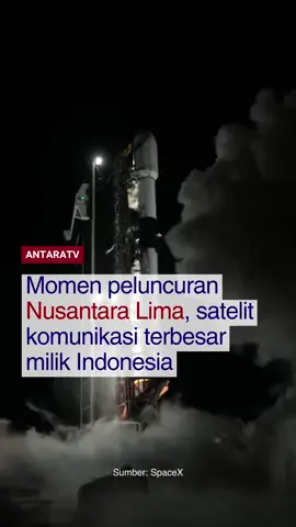 momen peluncuran Satelit Nusantara Lima, satelit komunikasi terbesar di Asia milik Indonesia dengan kapasitas mencapai 160GBps di Cape Canaveral, Florida, AS pada Jumat (12/9). Satelit ini sempat menunda peluncuran sebanyak dua kali dan akhirnya berhasil mengangkasa hari ini. Nusantara Lima diharapkan dapat menjadi solusi kemandirian komunikasi dengan menawarkan kecepatan dan akurasi komunikasi yang dapat menjangkau wilayah 3T. Repost from @Antara TV Indonesia  #luarangkasa #satelit #teknologi #infotekno #tekno  