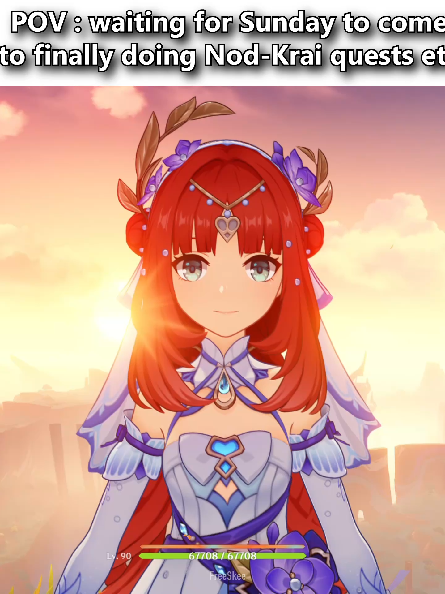 Im sooo curious about Nod-Krai quests!!! and i've been avoiding spoilers!! almost thereee #GenshinImpact #nodkrai