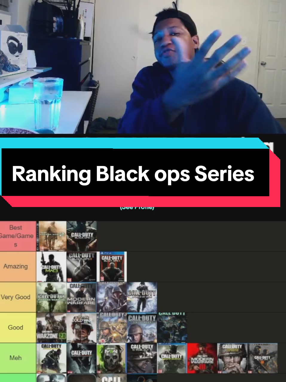 Ranking Call of duty games  #cod #callofduty #blackops6 #tierlist #livehighlights 