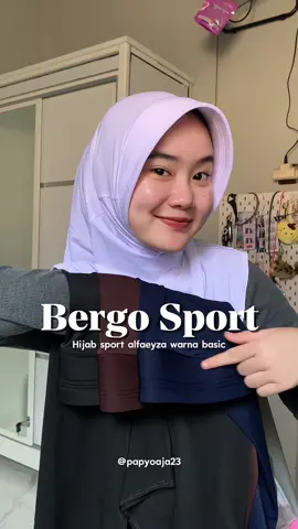 Bergo sport @Alfaeyza_hijab 💓🛒🫧 #bergosport #bergohijab #bergojersey #bergodaily #fypシ゚viral 