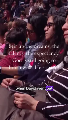 Stir up the dreams, the talents, the expectancy. God is still going to finish what He started! #joelosteen 