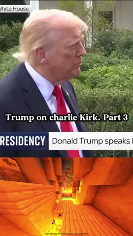 Part 3. Trump speaks about the charlie Kirk incident #donaldtrump #news #charliekirk #shot #fyp 
