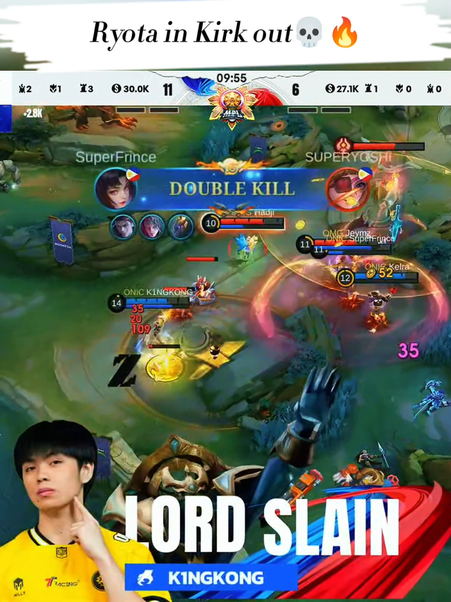 Ryota in Kirk out 💀🔥#season16 #ryota #mlbb #mpl #onic @MPL Philippines @MLBB Creator Base @MLBB Creator Camp @Mobile Legends @Mobile Legends Philippines @onic.esports @k1ngkong26_ @duane.pillas @yynotttttt 
