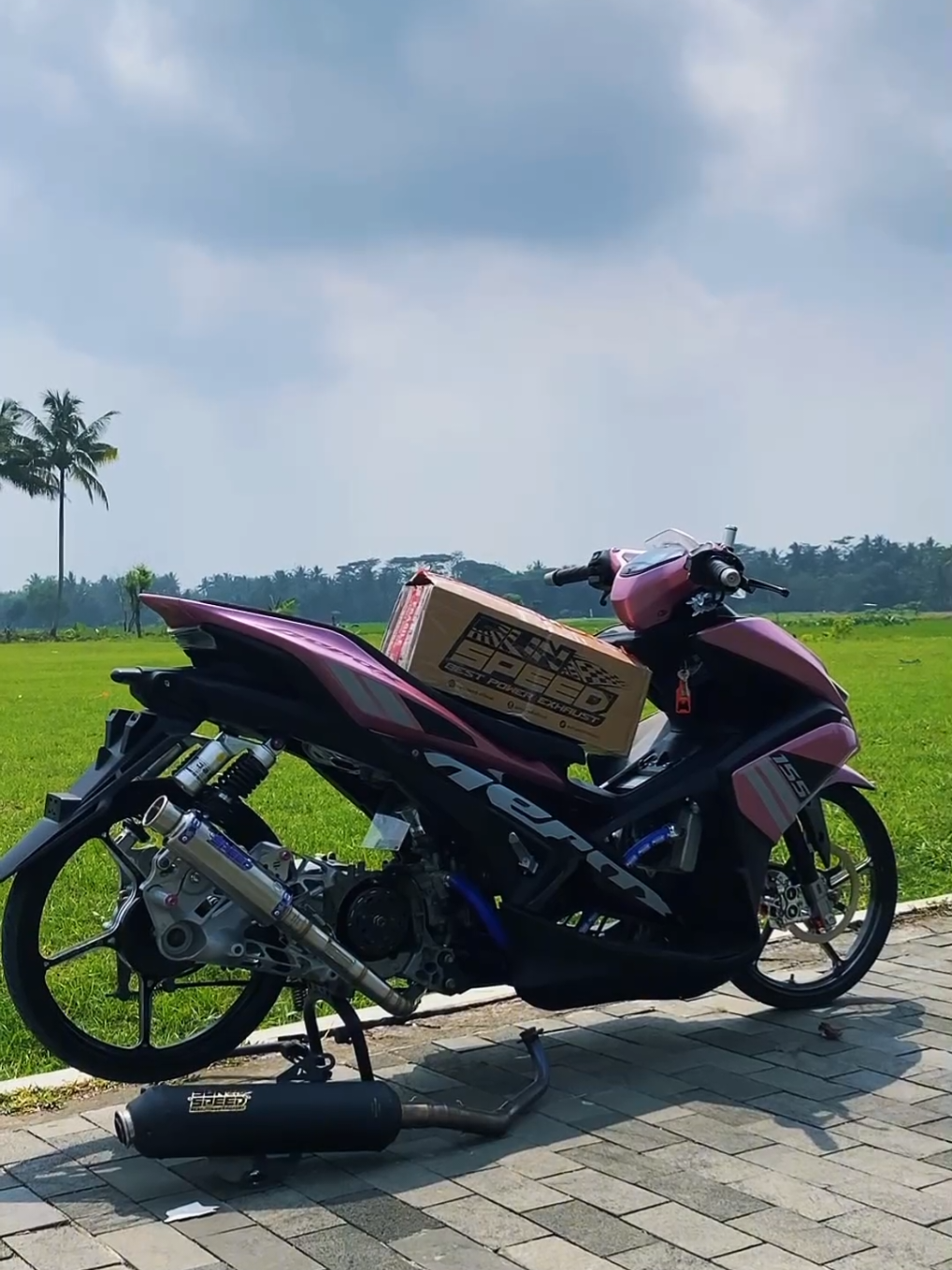 cek ombak 🥶🤪 knalpot fullsystem salemba aerox old 🤙🏻#sunspeedexhaust #knalpotsunspeed #aerox #aerox155 #aeroxold 