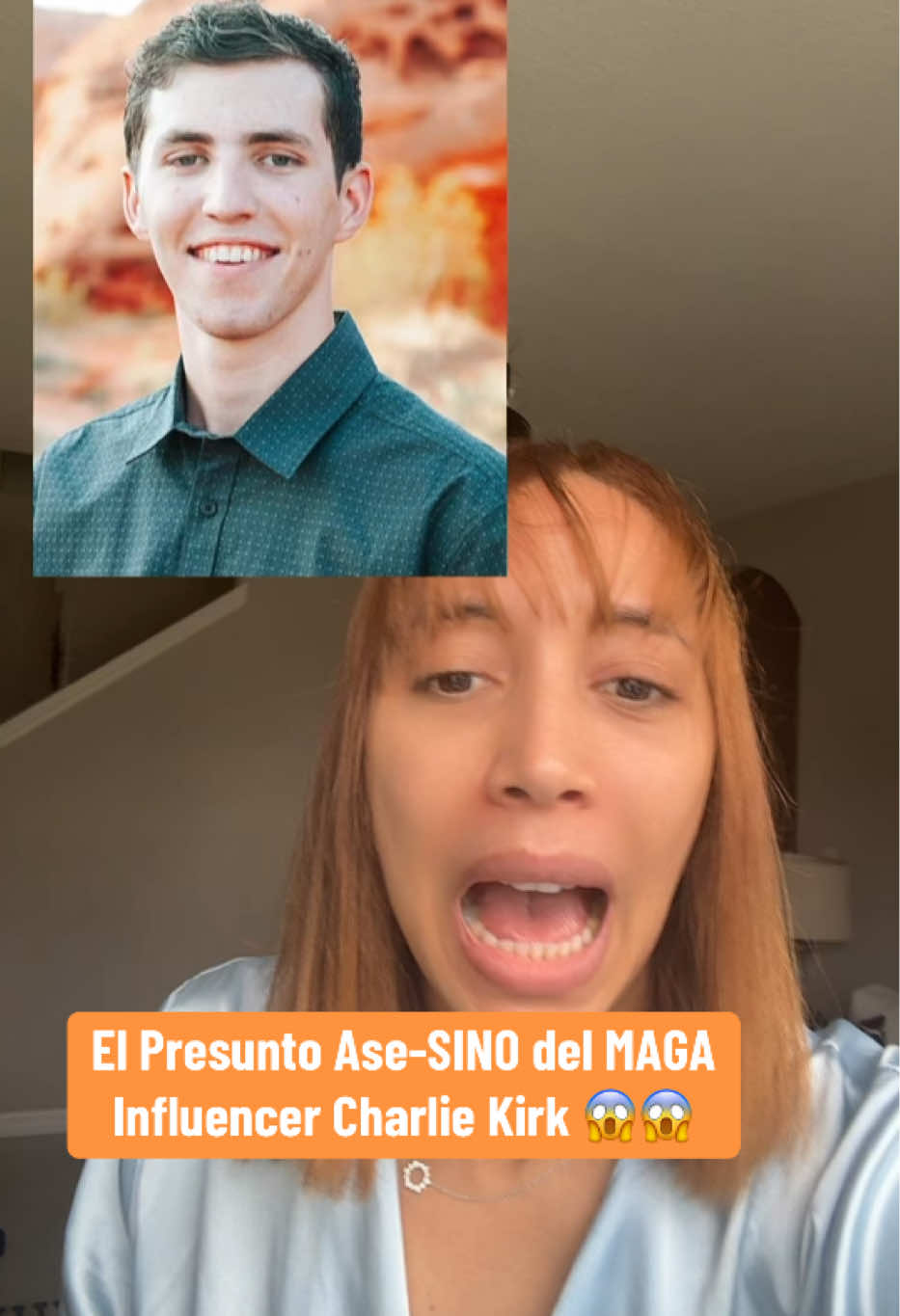 El sospechoso de desvivir  a Charlie Kirk  #trump #maga #charliekork #utah #sospechoso 