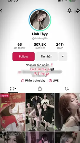 idol linh tây mới nhất #xuhuong 