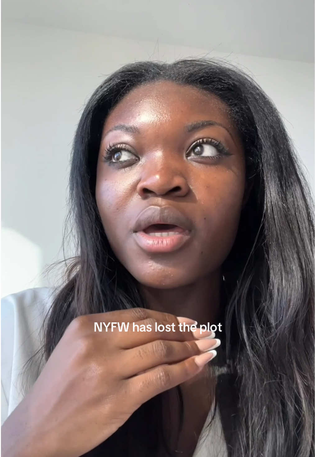 NYFW…. Love her down but also we need to be fr about the fashion industry for a second 