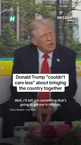 Donald Trump said he 