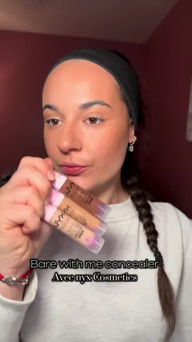 [En partenariat avec @NYX COSMETICS FRANCE ] 3 produits pour un teint parfait! ✨  Avec les nouveaux anti-cernes de chez Nyx Professionnal Makeup. #nyxcosmeticsfrance #barewithme #collaboration #pourtoii #fyp  