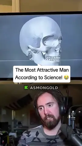 The Most Attractive Man According to Science! 😭 #asmongold #asmon #zackrawrr #asmongoldclips #asmongoldclip #twitch #livestream #fyp #comedy #funny