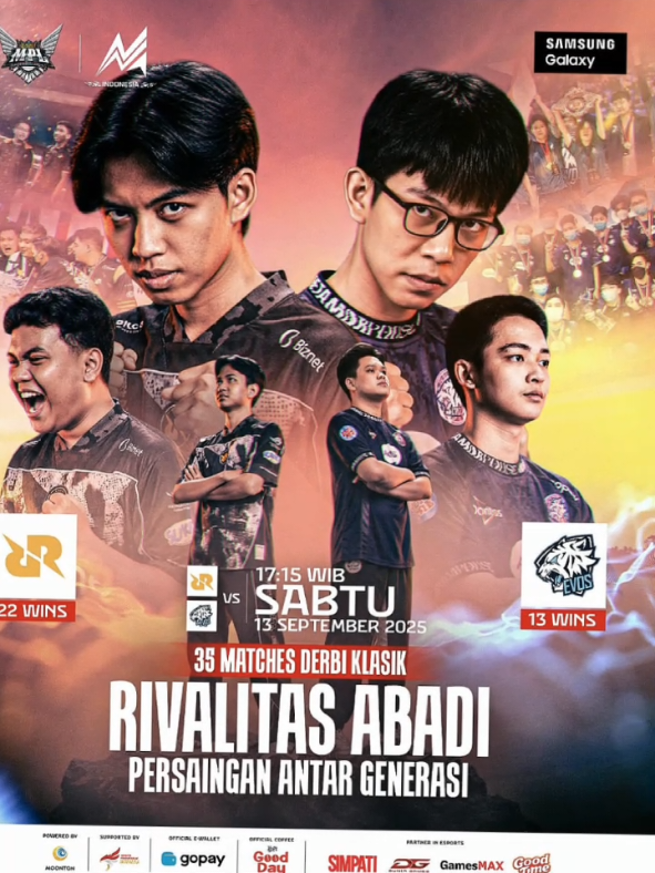 Pertarungan Derby Classic 🔥 RRQ Hoshi Vs Evos Mpls16. #mobilelegends #mplindonesia #rrqhoshi #evosesports #fypシ゚viral🖤tiktok 