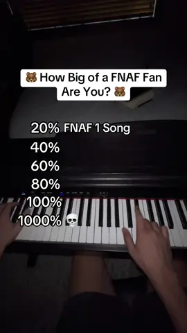 How many did you get? 👇#piano #pianocover #fnaf #nostalgia 