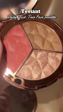 Teviant deity dust trio face palette #teviant #palette #blush #makeup #cosmetics 