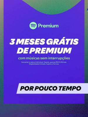 Não perca a chance de ouvir música sem anúncios. Seus ouvidos vão te agradecer.