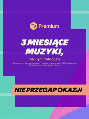 Ciesz się pełną swobodą podczas słuchania. Włącz muzykę bez reklam w Premium.