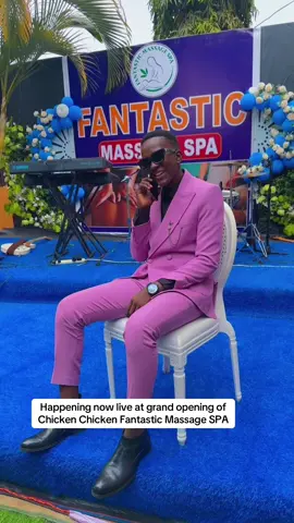 Happening now live at grand opening of Chicken Chicken Fantastic Massage SPA #chickenchicken #fantasticmassagespa #bricepromotionz 