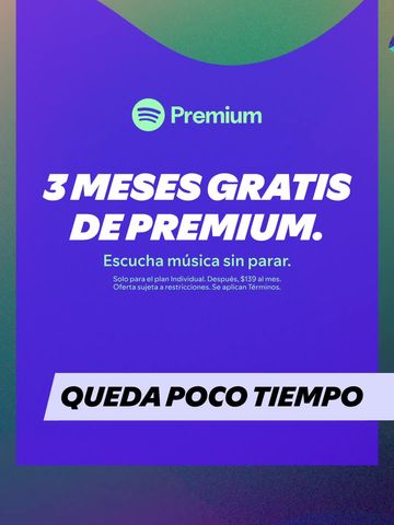 No dejes pasar la oportunidad de escuchar música sin anuncios. Tus oídos te lo agradecerán.