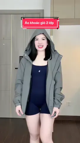 Áo khoác gió 2 lớp