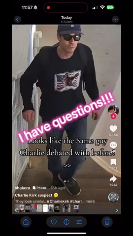 I have questions!!!! So many questions!!!! #charliekirk #tylerrobinson #conspiracytiktok #utah 