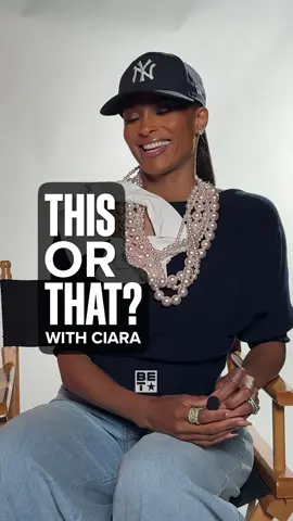 We put Ciara to the test in a rapid-fire round of “This or That”… and she did not disappoint! 👀🔥 Find out which choices surprised us the most in this fun segment. Catch Ciara’s full sit-down on #BETTalks, streaming now on YouTube. 🔗 in bio! #Ciara #CiCi #BET