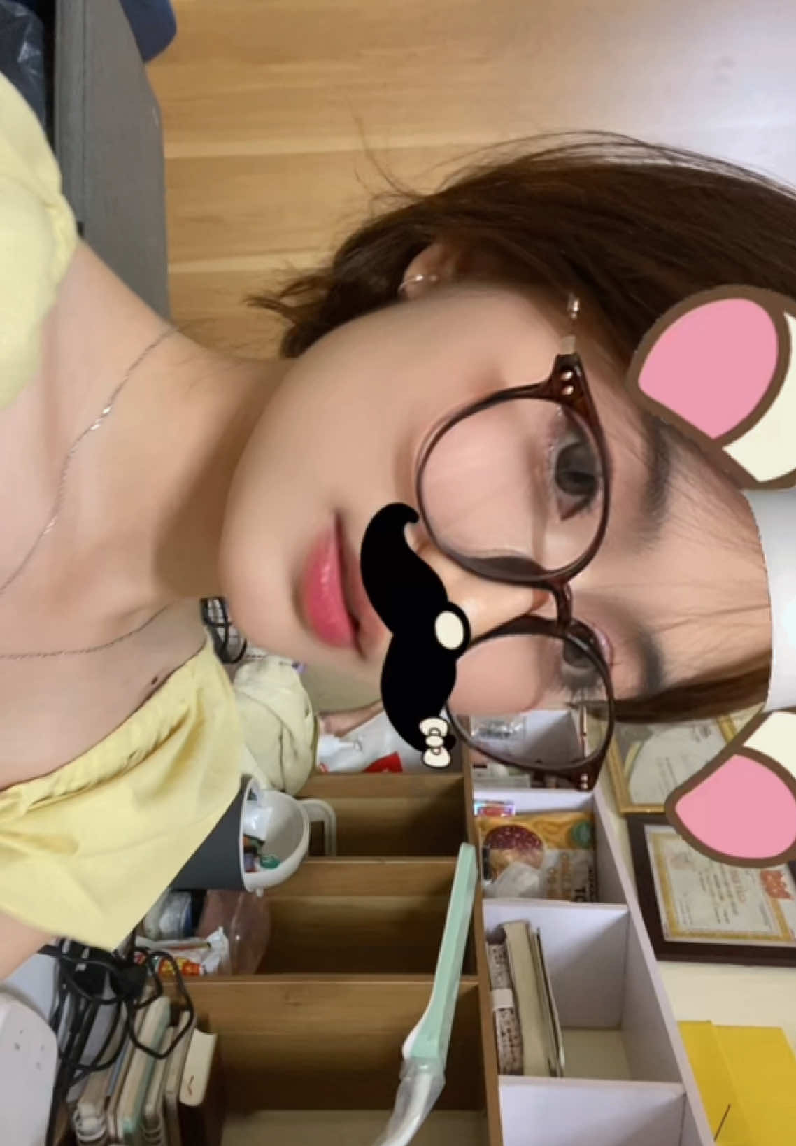 mặt to nên kính cũng phải to 🥲 #ilovetiktok 