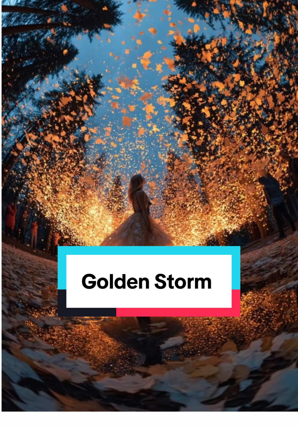A golden storm of leaves, a sky painted deep blue, and a girl standing still in the middle of wonder. Sometimes magic doesn’t need spells—it’s in the way the world wraps you in beauty.  @ImagineArt  #Fairy #magic  #moment  #cinematic  #ai 