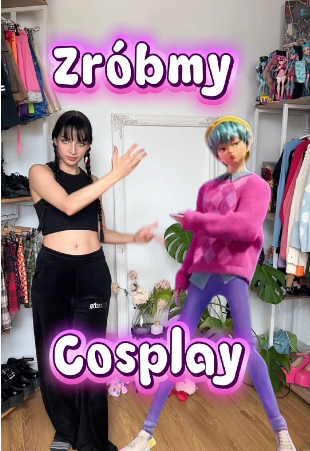 Jak powstawał mój cosplay Baby Saja z K-pop demon hunters? To była fajna zabawa, mimo tego, że strój był prosty. Najfajniej robiło mi się sweter. 😁 To co? Robić wersję demoniczną? ;) #kpopdemonhunters #kpopdemonhunterscosplay #babysaja #cosplay #sajaboys  Cosplay z k pop demon hunters • kostium baby saja • sweter baby saja 
