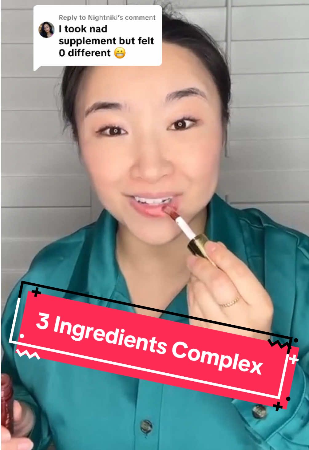Replying to @Nightniki ✨ Did you know our bodies struggle to absorb NAD when taken alone? That’s why pairing it with powerhouse ingredients like AKG and Resveratrol makes such a difference. AKG helps protect and extend NAD’s effects, while Resveratrol acts like a transporter, ensuring NAD actually turns into real cellular energy 🔋. Together, they don’t just float around — they fuel your mitochondria for better focus, energy, and longevity. #nad #glowupjourney #selfcaretiktok #Energyboost #glowuptips 