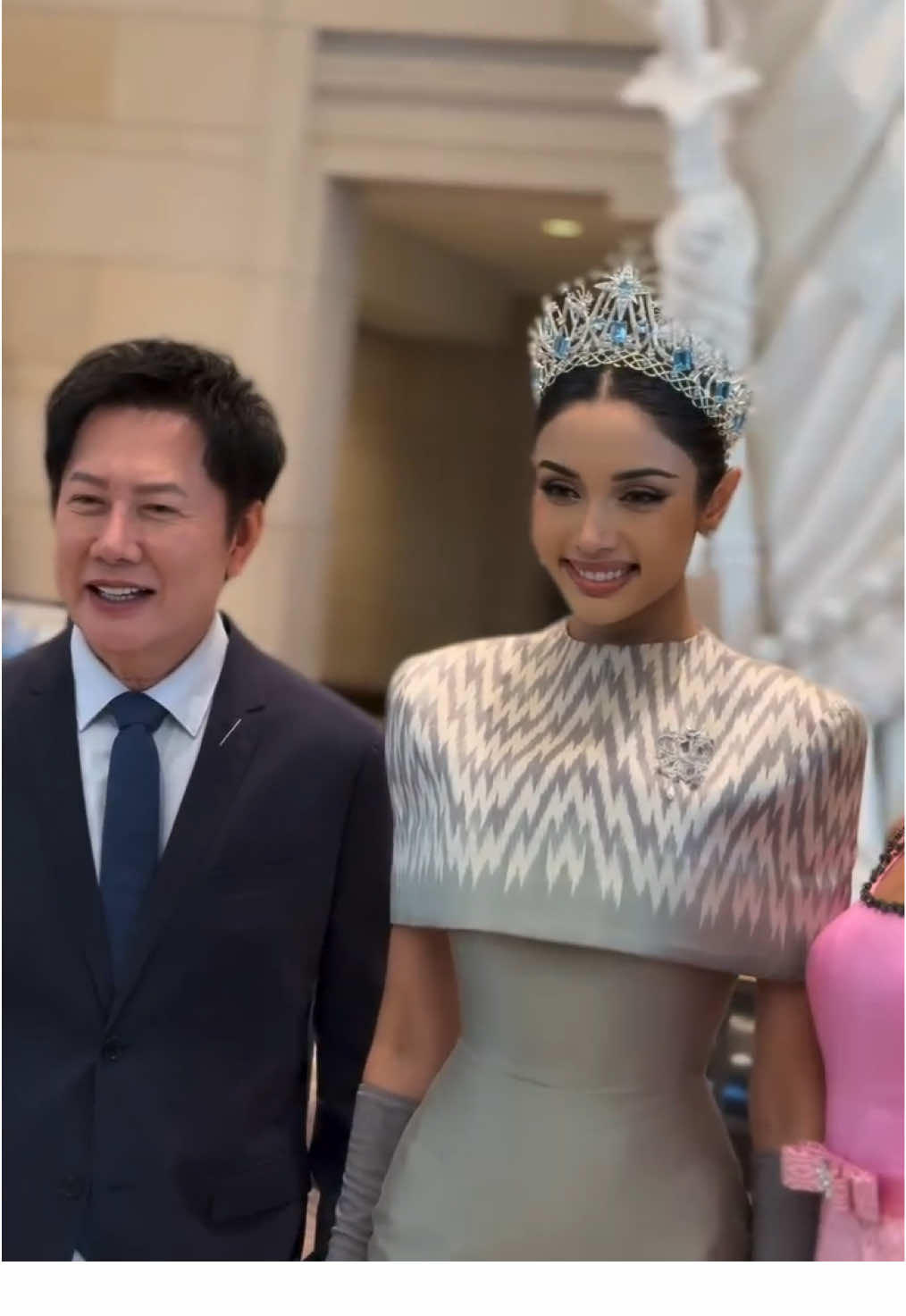 Boss Nawat & top3 Visit the White House 🇺🇸🤍 @Veena Praveenar @บอสณวัฒน์ มิสแกรนด์ #วีนาปวีนา #ปวีนาซิงห์ #veenapraveenar #praveenarsingh #missuniversethailand2025 