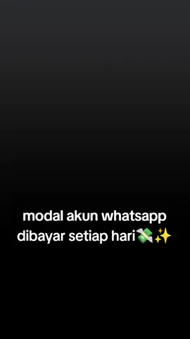 punya banyak akun wa auto cuan💸✨ #aplikasi #penghasiluang #freelance #xyzbca #fypシ゚ 
